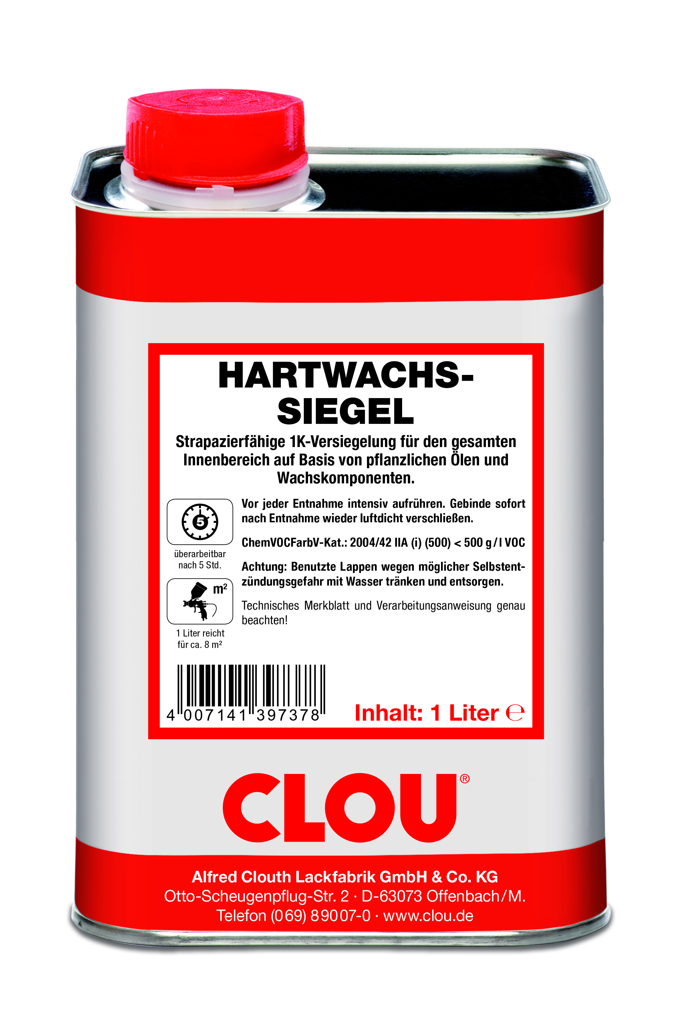 Tekutý vosk Fussboden-Hartwachs-Siegel bezbarvý 750 ml