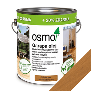 OSMO 013 Terasový olej, 3 l (za cenu 2,5 l balení), garapa