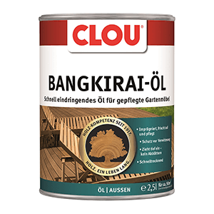 Bangkirai-Öl olej na zahradní nábytek, 2,5 l