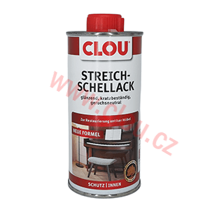 Šelakový lak, přírodní, lesklý, 250 ml